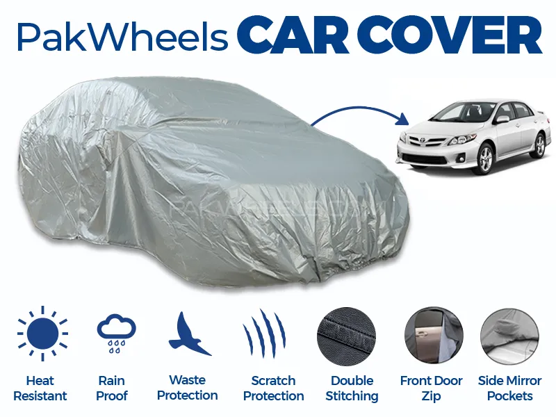 Toyota Corolla 2009-2014 Double Stitched PVC Cotton Image-1
