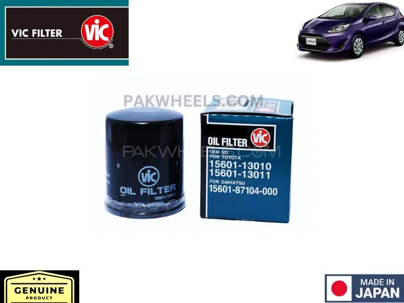 Toyota Aqua 2017-2021 VIC Oil Filter - Made in Japan Image-1
