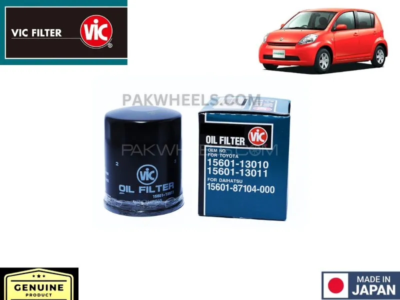 Toyota Passo 2005-2010 VIC Oil Filter - Made in Japan Image-1