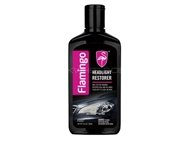 Flamingo Headlight Restorer Plastic Polish Image-1