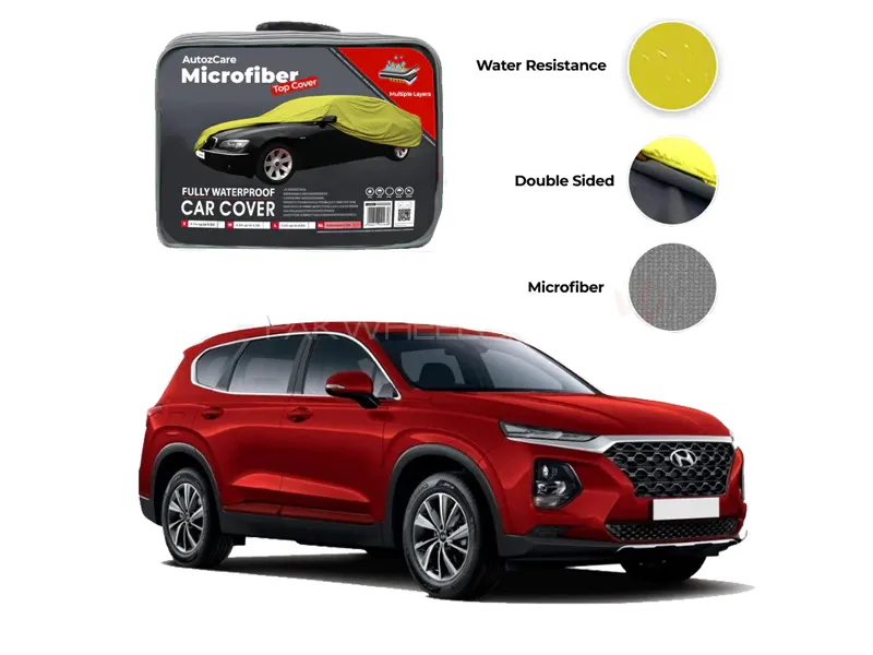 Hyundai Santa Fe Microfiber Car Top Cover - Model 2019-2022 Image-1