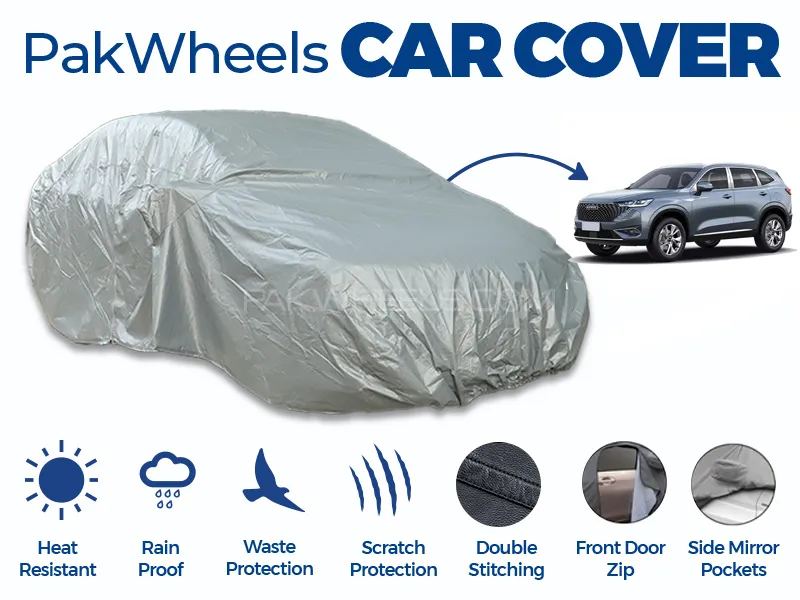 PakWheels Top Cover For Haval H6 Double Stitched PVC Cotton Image-1