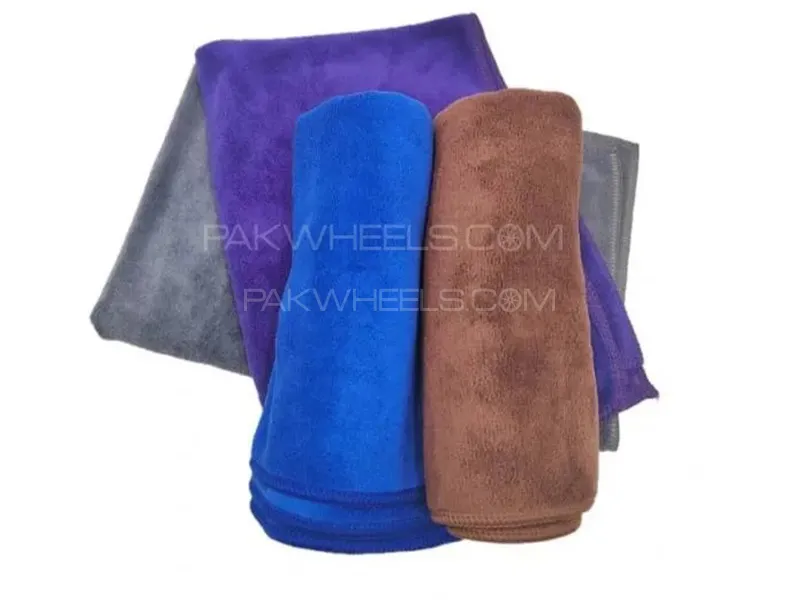 Soft Microfiber Detailing Towel - 40x60 - Pack of 5 Image-1