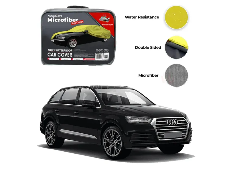 Audi Q7 Microfiber Car Top Cover - Model 2016-2018 Image-1