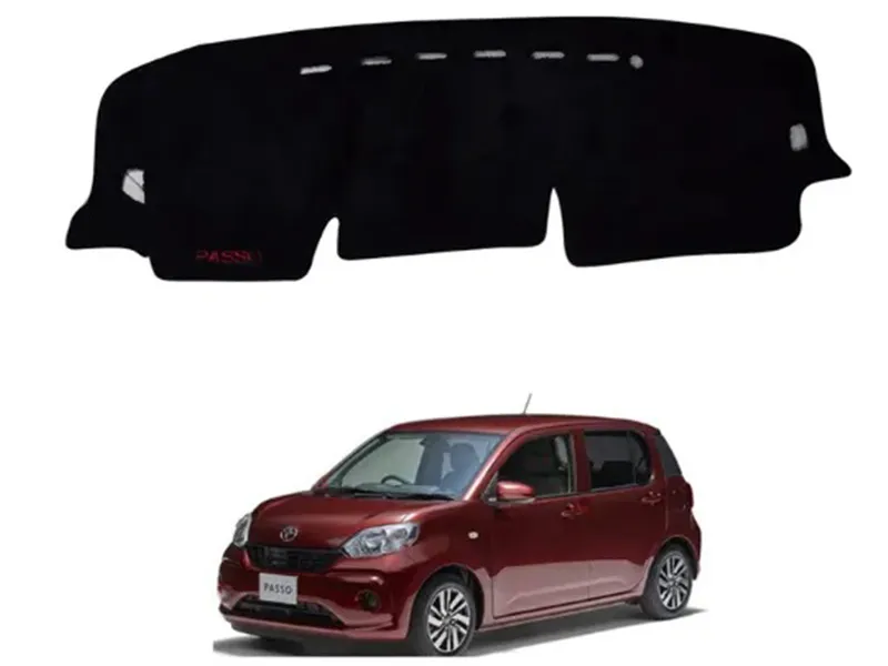 Toyota Passo 2016-2022 Velvet Dashboard Mat Image-1
