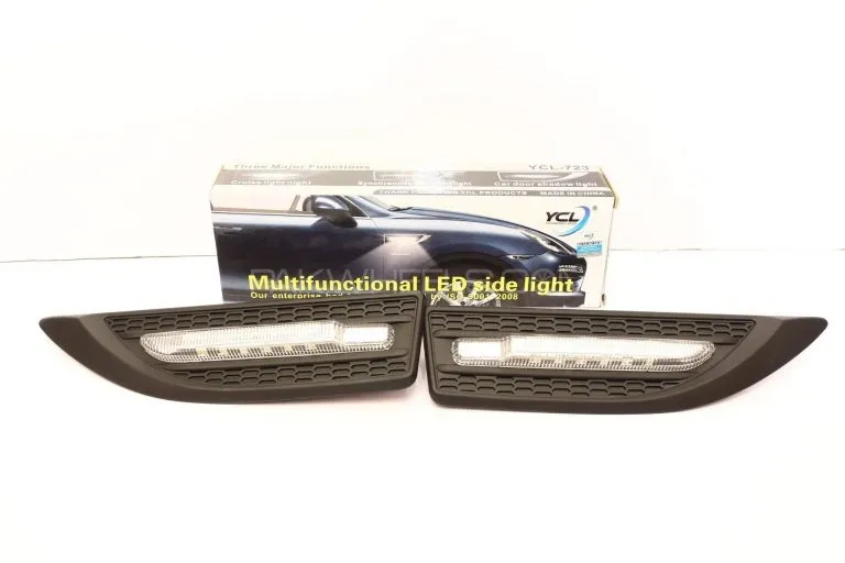 Universal Car Side Fender Light Led Indicator Lamp 2 Pcs Set Image-1