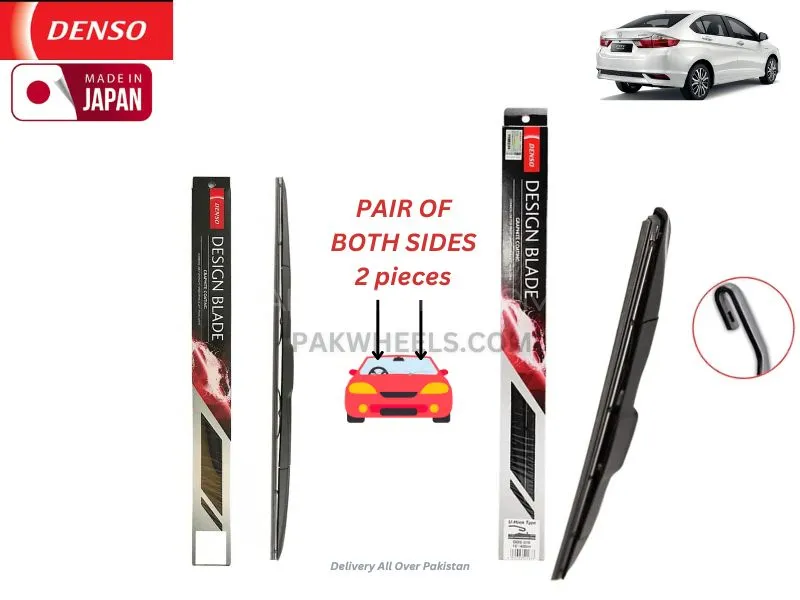 Honda City 2021-2024 Denso Wiper Blade - 2 Pcs Set - Made in Japan Image-1