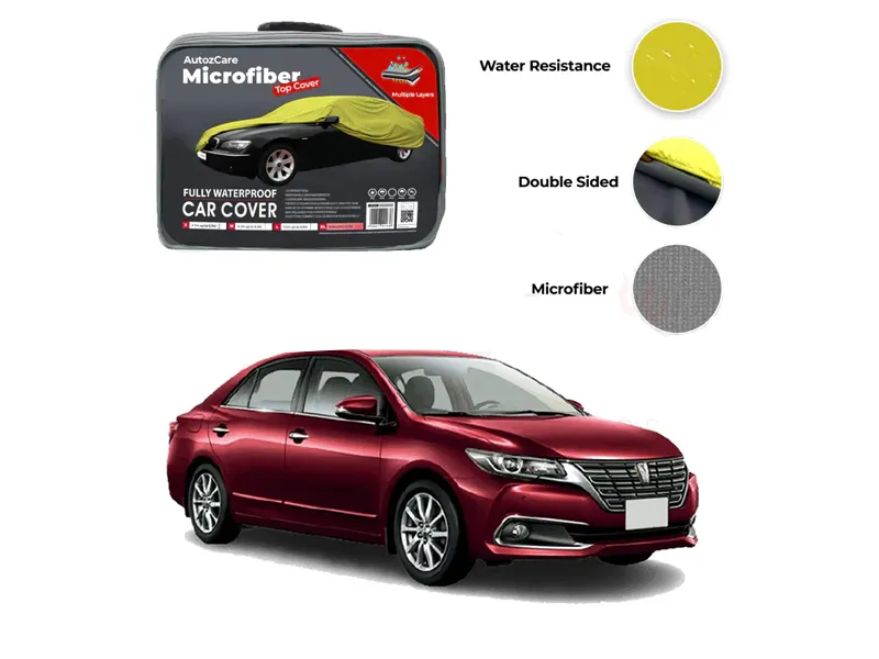 Toyota Premio Microfiber Car Top Cover - Model 2007-2021 Image-1