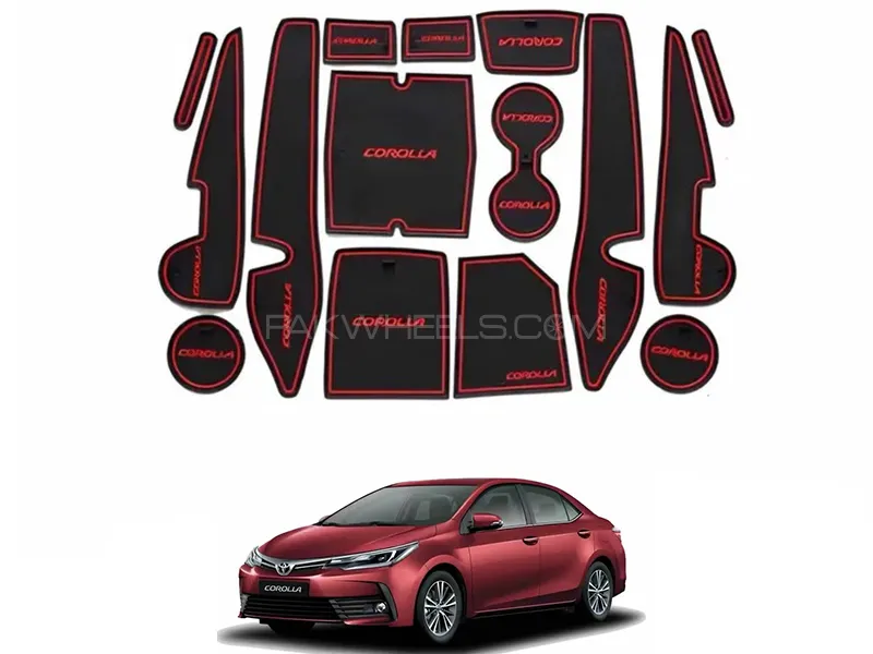 Toyota Corolla 2018-2024 PVC Interior Protection Non Slip Mats  Image-1