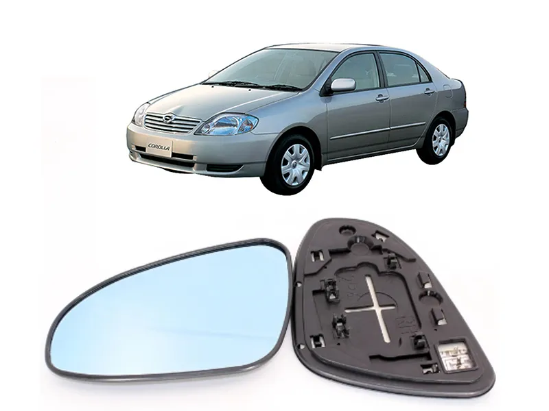 Toyota Corolla X 2004-2005 Side Mirror Plate Blue Right Side Image-1
