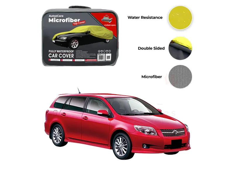Toyota Corolla Fielder Microfiber Car Top Cover - Model 2006-2012 Image-1
