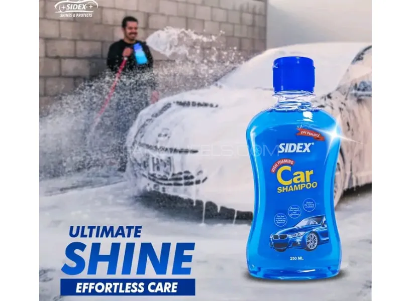 Premium High-Quality Sidex-(WS) Shampoo 500 ml for Cars Image-1