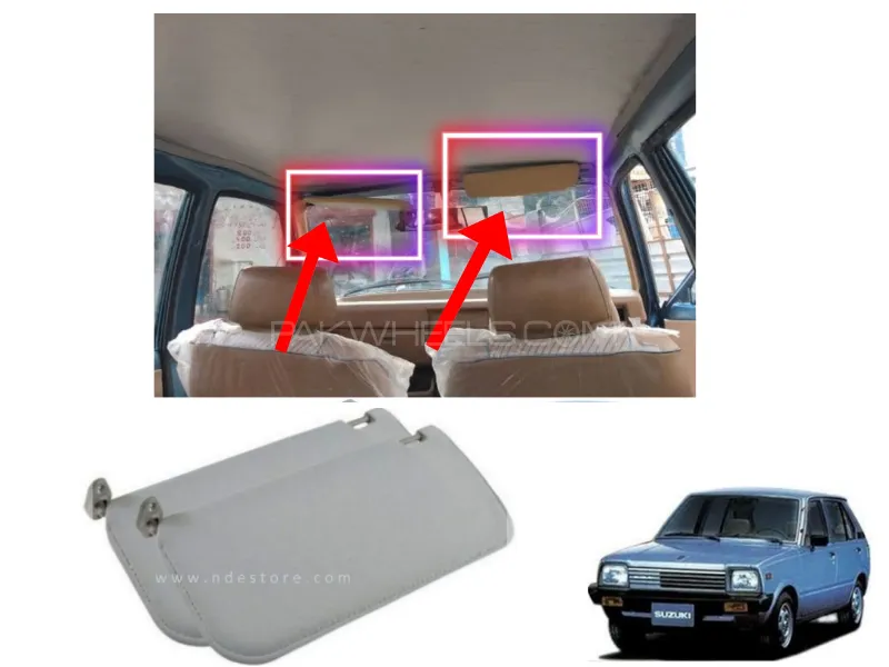 Suzuki Fx Roof Sun Shades / Sun Visor | 2 Pieces | Image-1