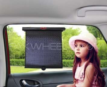 Car Window Roller Shade, By AutoMuko Retractable Car Sunshad Image-1