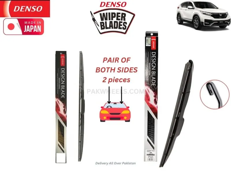 Honda CRV 2018-2024 Denso Wiper Blade Set - Made in Japan Image-1