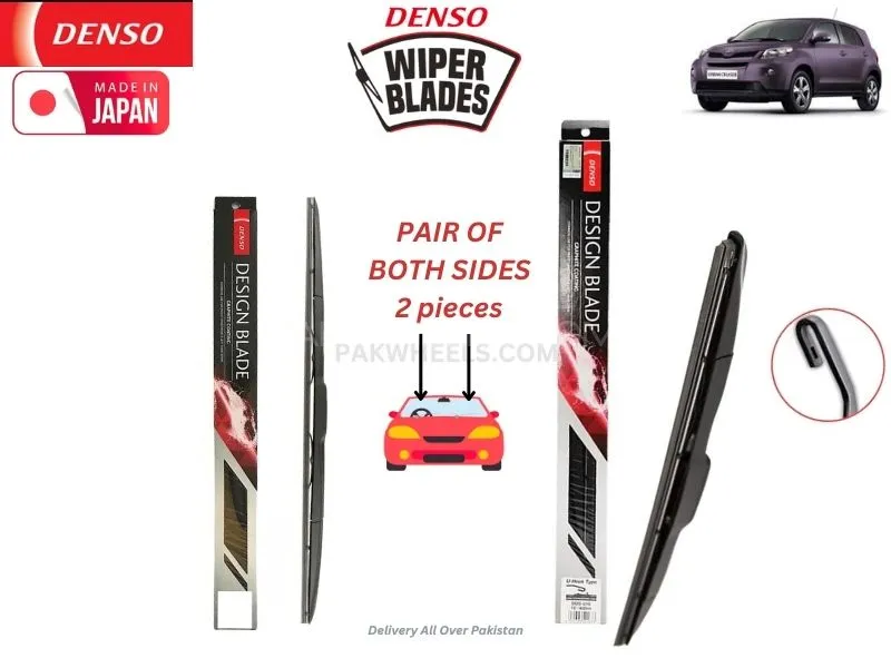Toyota Urban Cruiser Denso Wiper Blade Set - Made in Japan Image-1