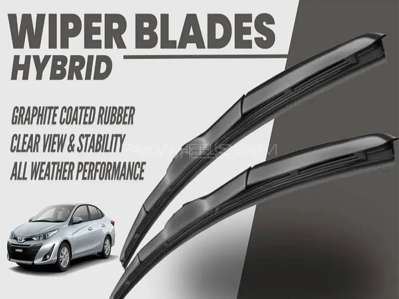 Toyota Yaris 2020-2024 Wiper Blades | Hybrid Type | Graphite Coated Rubber