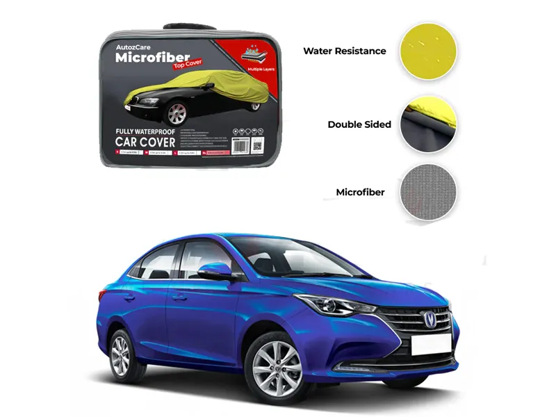 Alsvin Microfiber Car Top Cover - Model 2020-2021 Image-1