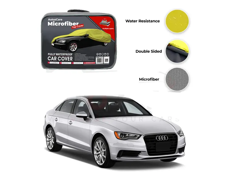 Audi A3 Microfiber Car Top Cover - Model 2012-2017 Image-1