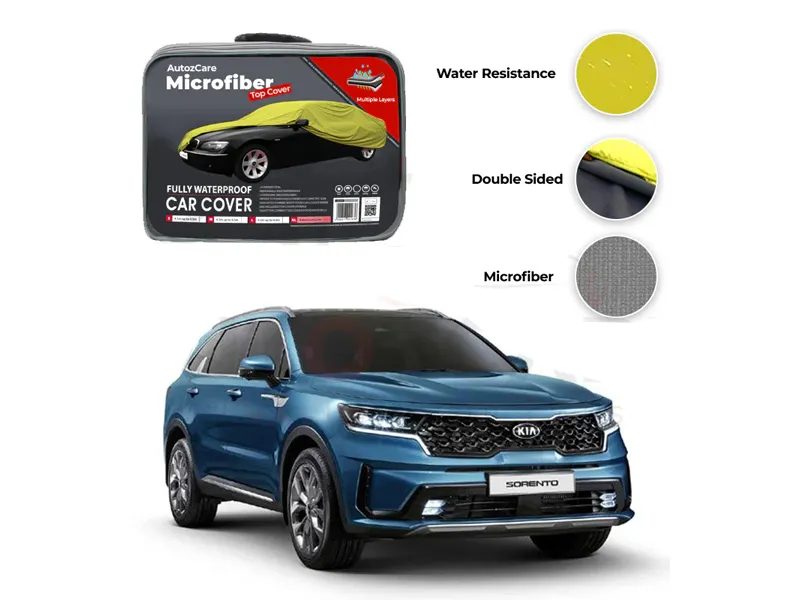 Kia Sorento Microfiber Car Top Cover - Model 2020-2021 Image-1