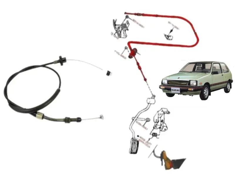 Suzuki Swift 86 Model Accelerator Cable Image-1