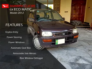 Daihatsu Cuore CX Ecomatic 2012 for Sale