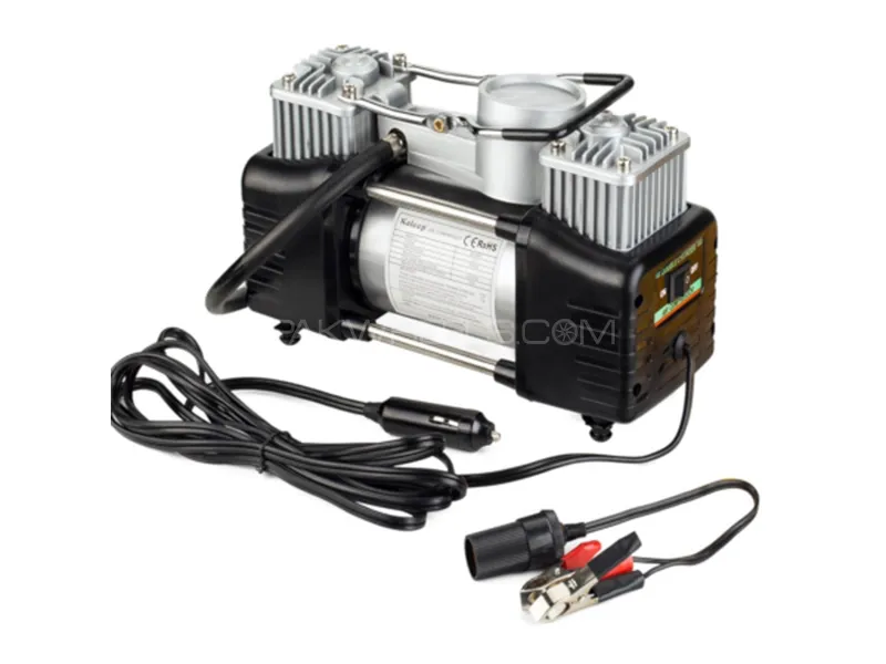 Dual Cylinder Air Compressor Tire Inflator – 12V 150PSI Image-1
