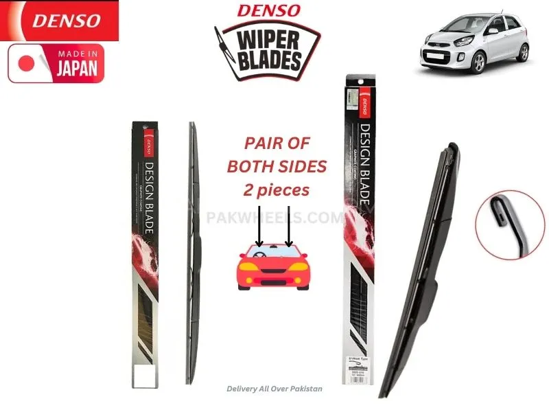 Kia Picanto 2019-2024 Denso Wiper Blade Set - Made in Japan Image-1
