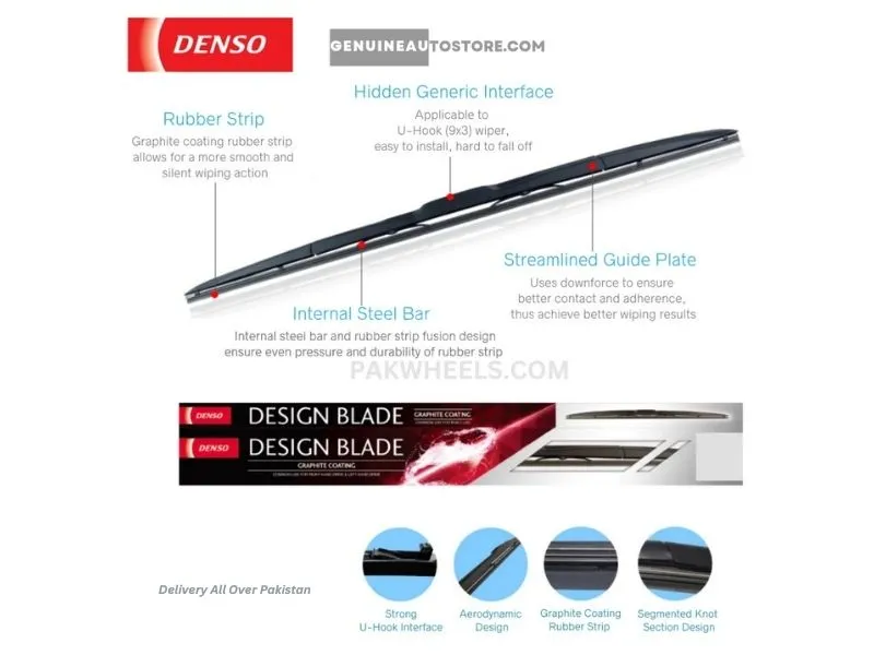 Kia Sportage 2019-2024 Denso Wiper Blade Set - Made in Japan Kia Sportage 2019-2024 Denso Wiper Blade Set - Made in Japan Image-7