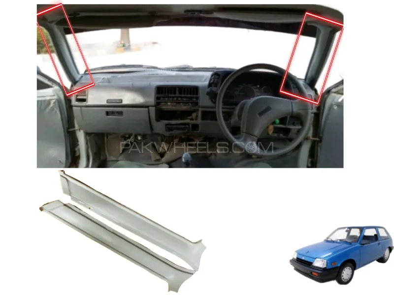 Suzuki Khyber 1989-1999 Interior Pillar Cover - Plastic Cover - 2 Pcs Image-1