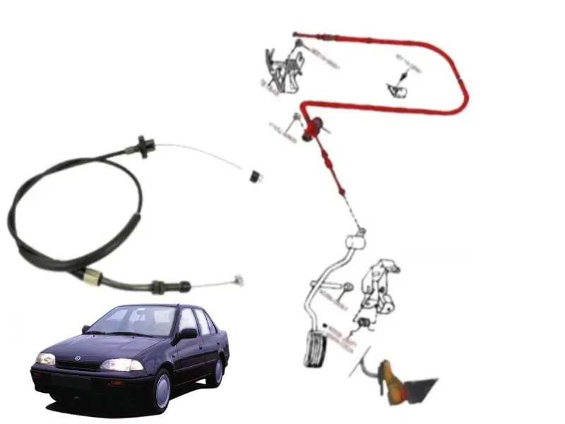 Suzuki Margalla 1992-1998 Speed Meter Cable Image-1