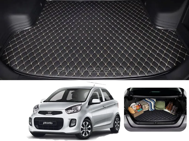 Kia Picanto 7D Custom Car Trunk Mat - Model 2019-2020 Image-1