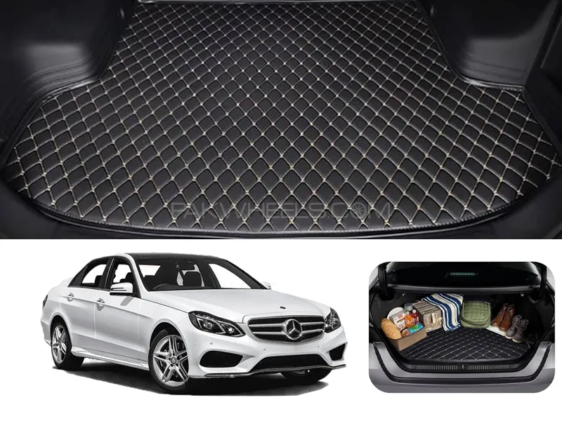 Mercedes E Class 7D Custom Car Trunk Mat - Model 2009-2016