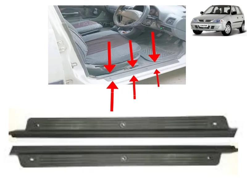 Suzuki Cultus 2007-2017 Front Door Foot Board | 2  Pcs Image-1