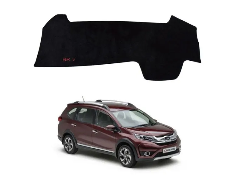 Honda BR-V 2017-2024 Heavy Velvet Dashboard Mats Image-1