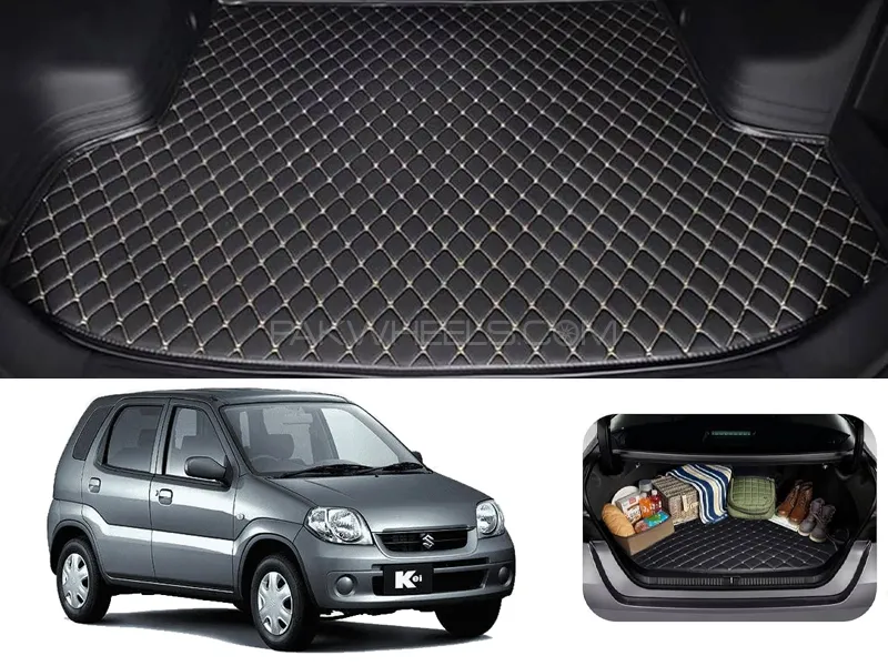 Suzuki Kei 7D Custom Car Trunk Mat - Model 1998-2008 Image-1
