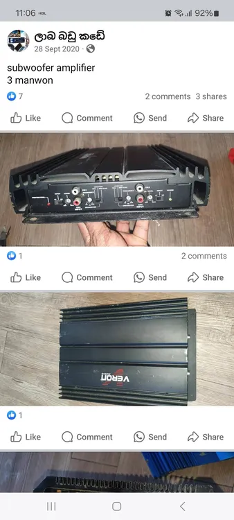Monoblock Veron audio Made in Korea 2000w Rms Image-1