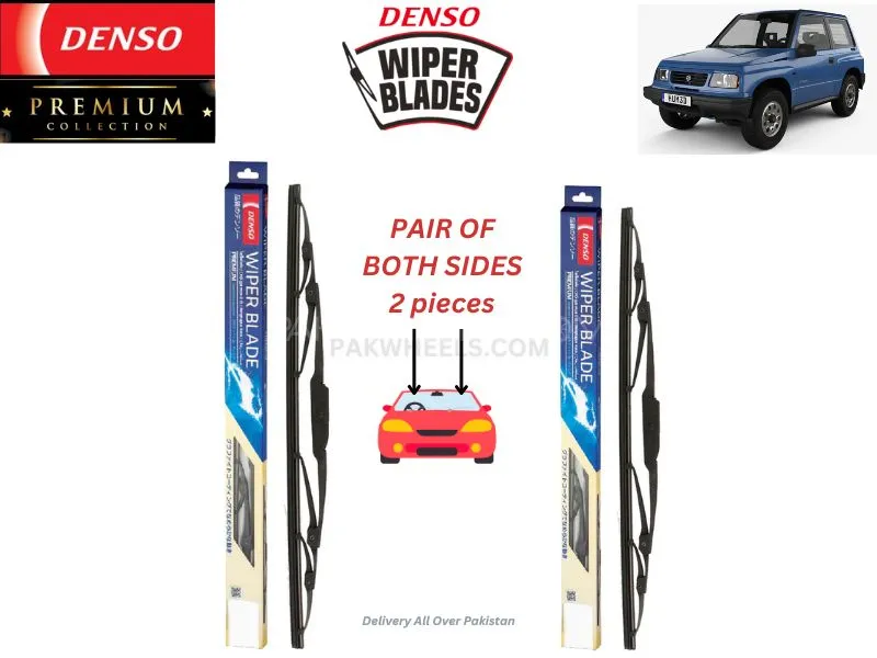 Suzuki Vitara 2005-2016 Denso Wiper Blade - 2 Pcs Set - Denso Premium Image-1