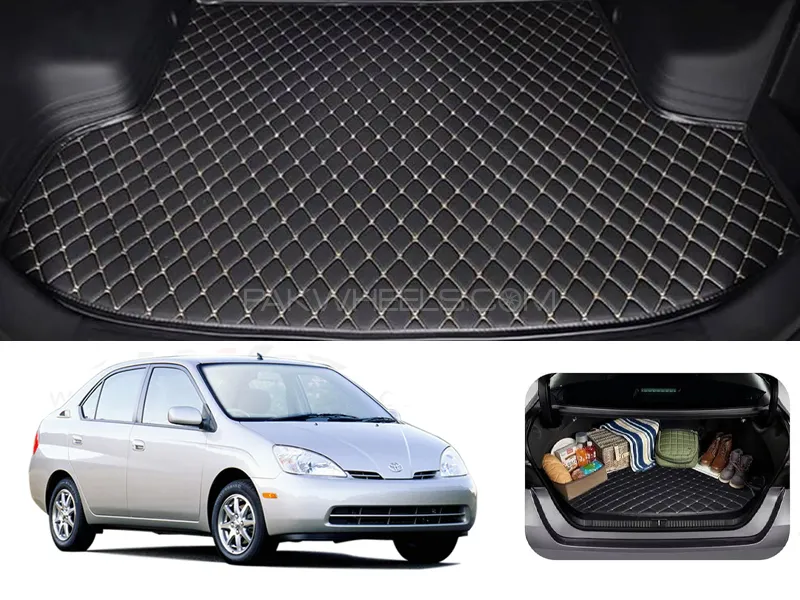 Toyota Prius 7D Custom Car Trunk Mat - Model 1997-2003
