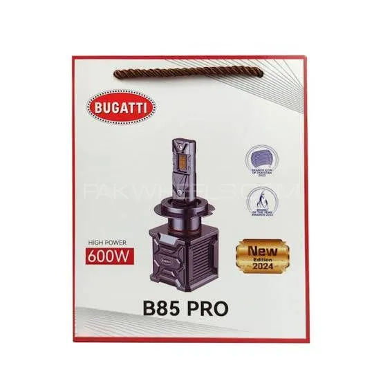 BUGATTI-B85 Pro Car LED Headlight Bulb | 600 WATTS | 6000K|9005 Image-1