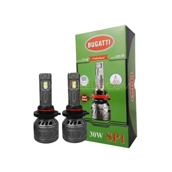 BUGATTI SP1 Car LED Headlight Bulb | 30 WATTS | 6500K|H11 Image-1