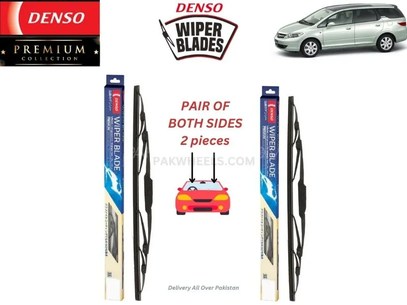 Honda Airwave 2005-2008 Denso Wiper Blade - 2 Pcs Set - Denso Premium Image-1