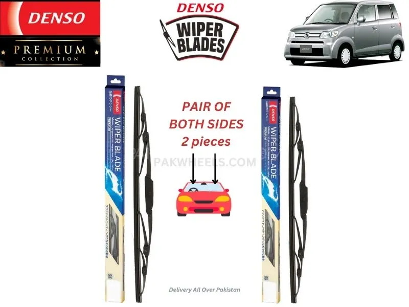 Honda ZEST 2006-2012 Denso Wiper Blade - 2 Pcs Set - Denso Premium 