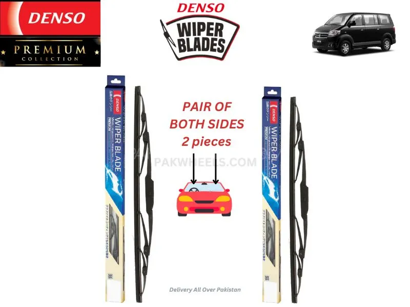 Suzuki APV 2005-2024 Denso Wiper Blade - 2 Pcs Set - Denso Premium Image-1