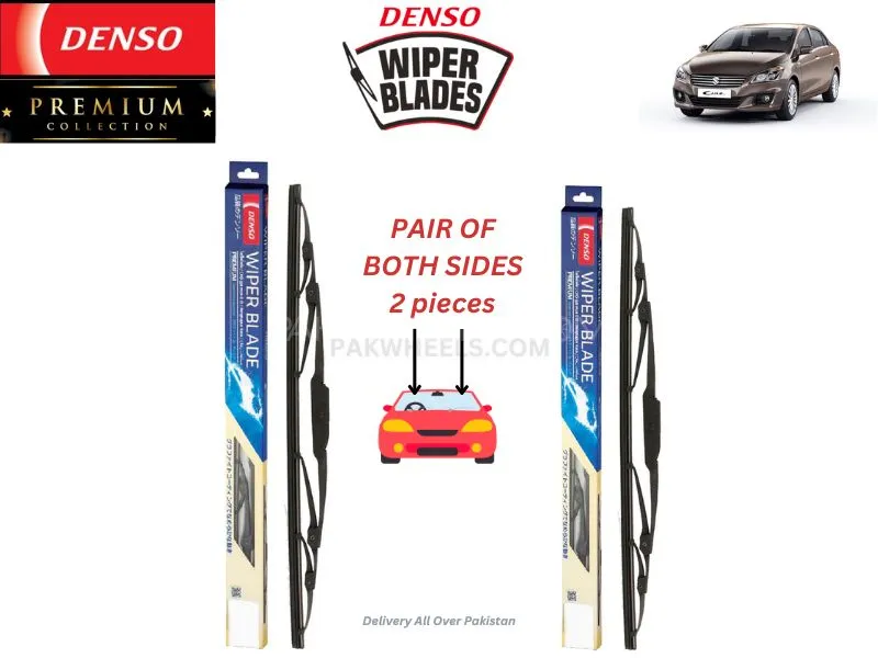 Suzuki Ciaz 2017-2020 Denso Wiper Blade - 2 Pcs Set - Denso Premium  Image-1