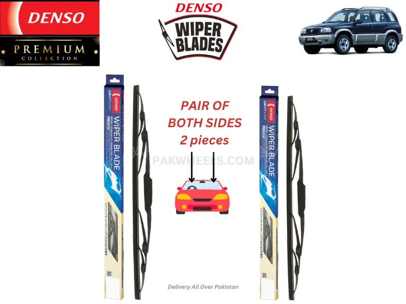 Suzuki Vitara 2005-2016 Denso Wiper Blade - 2 Pcs Set - Denso Premium Image-1