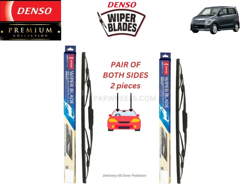 Suzuki Wagon R 2007-2012 Denso Wiper Blade - 2 Pcs Set - Denso Premium Image-1
