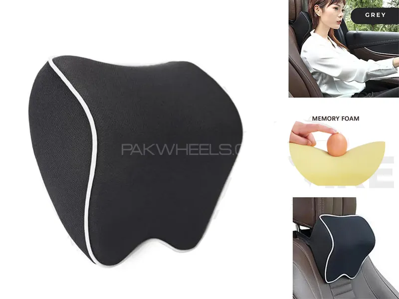 Universal Car NeckRest Cushion Pillow | Head Neck Support Image-1