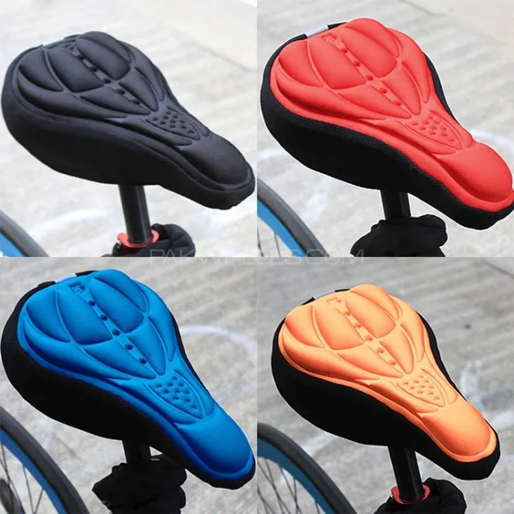 Bicycle Soft Silicone 3D Gel Pad Cushion  Image-1