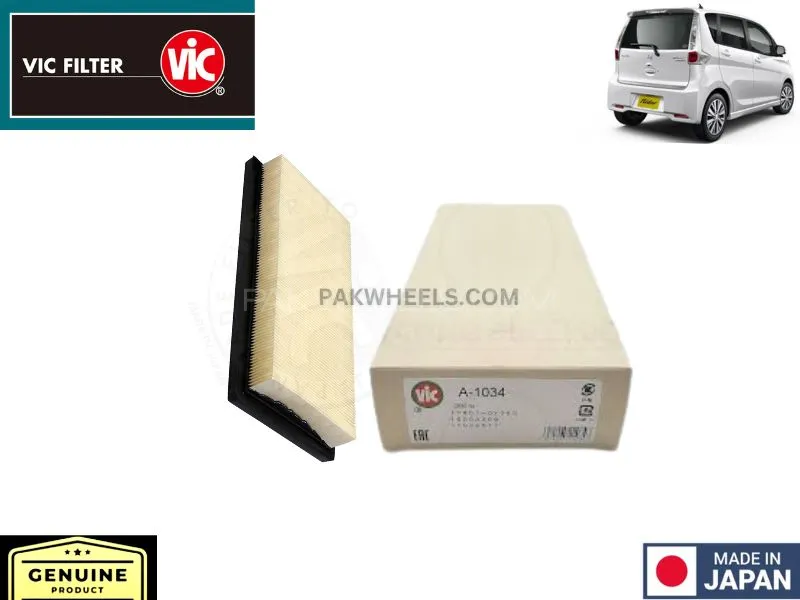 Nissan Dayz Highway Star 2011-2018 Vic A-1034 Air Filter - Made in Japan Image-1